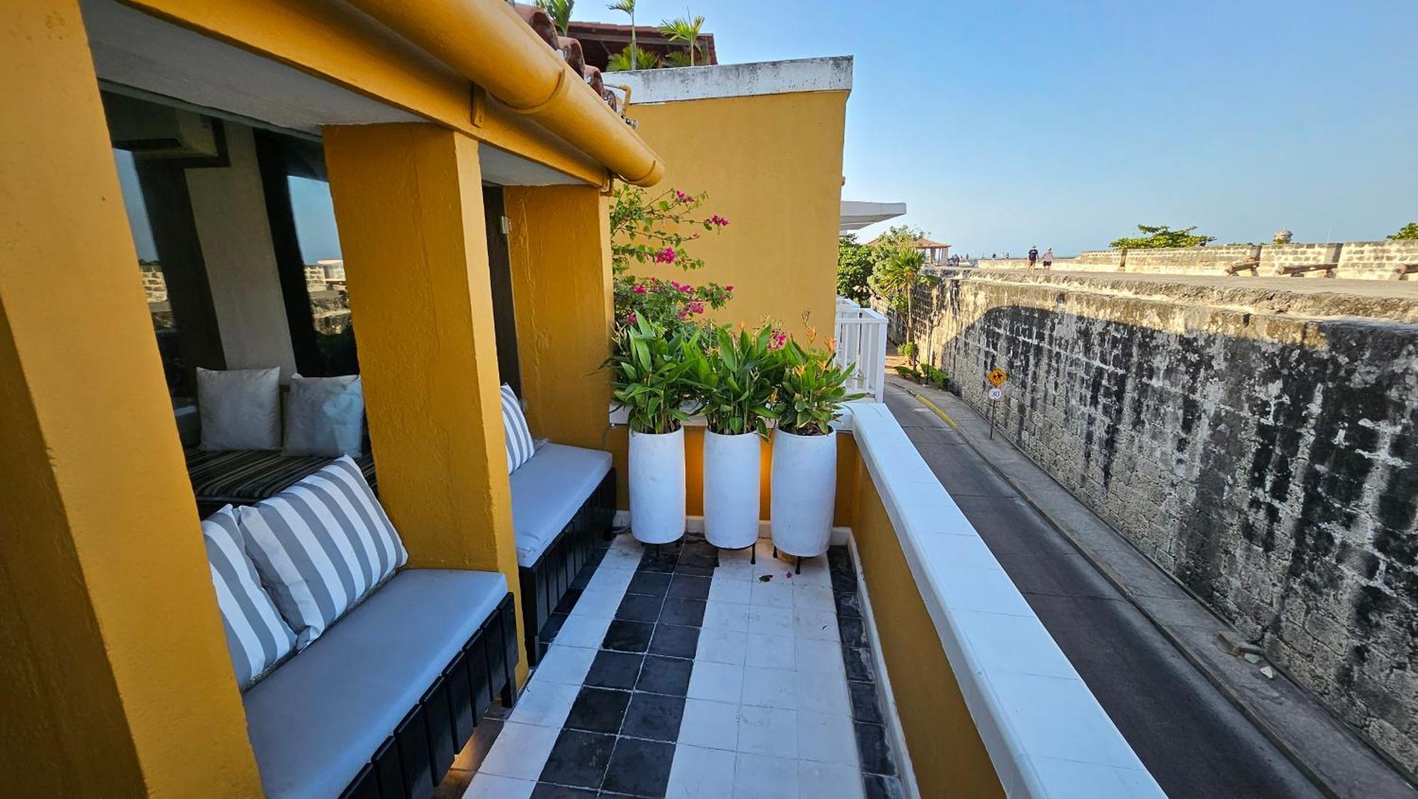 Ferienwohnung Apartamento Duplex Vista Al Mar Y Murallas Nuevo En La Ciudad Amurallada Cartagena  Exterior foto
