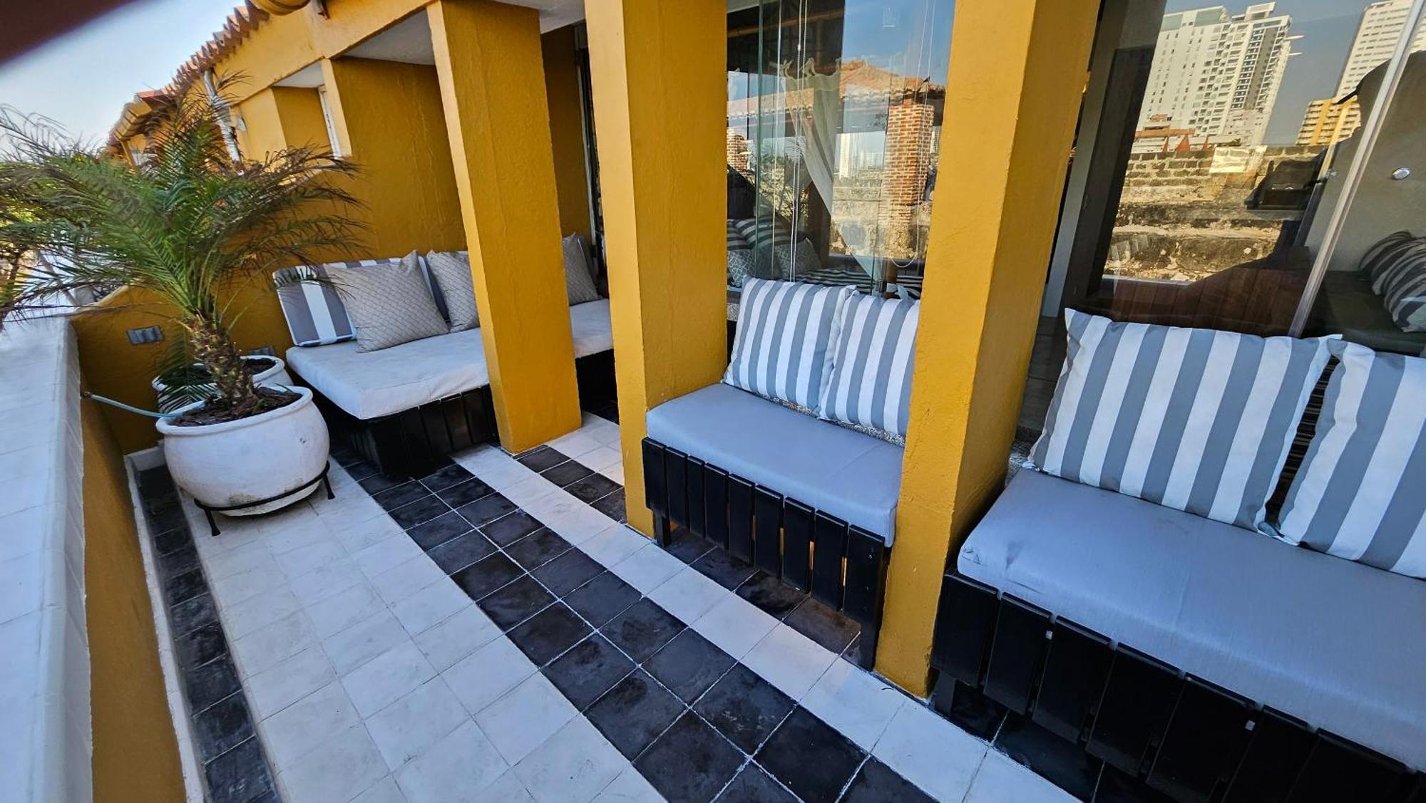 Ferienwohnung Apartamento Duplex Vista Al Mar Y Murallas Nuevo En La Ciudad Amurallada Cartagena  Exterior foto