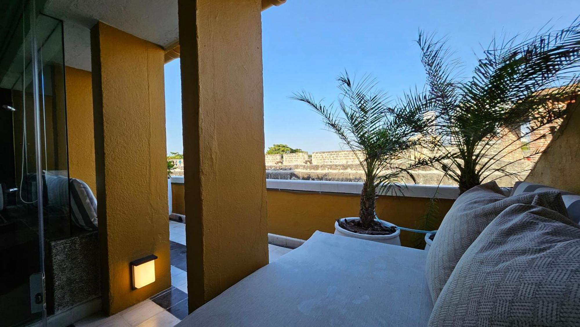 Ferienwohnung Apartamento Duplex Vista Al Mar Y Murallas Nuevo En La Ciudad Amurallada Cartagena  Exterior foto