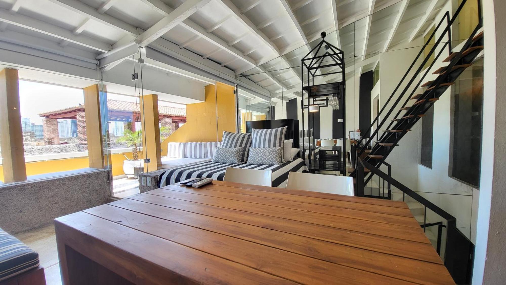 Ferienwohnung Apartamento Duplex Vista Al Mar Y Murallas Nuevo En La Ciudad Amurallada Cartagena  Exterior foto